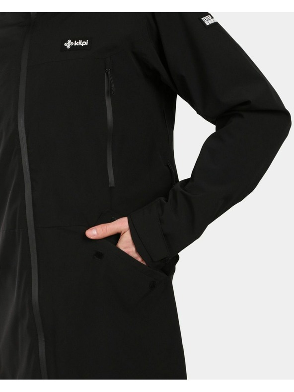 Kilpi Pánsky outdoorový kabát Kilpi AYRA Čierna