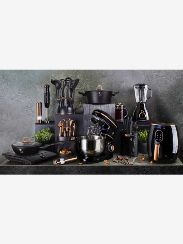 Berlingerhaus Pekáč s pokrievkou a mramorovým povrchom 28 cm Black Rose Collection BERLINGERHAUS