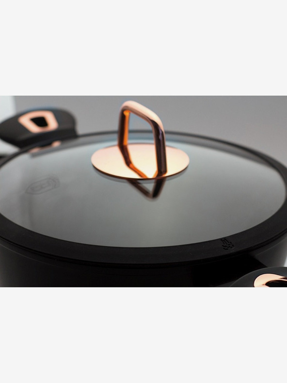 Berlingerhaus Pekáč s pokrievkou a mramorovým povrchom 28 cm Black Rose Collection BERLINGERHAUS