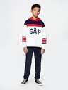 GAP Detské tepláky fleece logo army GAP