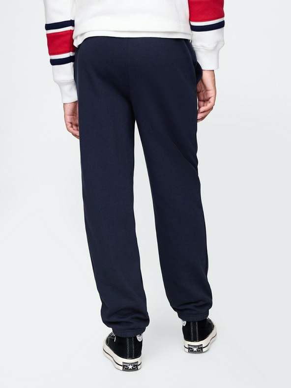 GAP Detské tepláky fleece logo army GAP