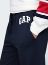 GAP Detské tepláky fleece logo army GAP