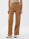GAP Nohavice Khaki Wide GAP