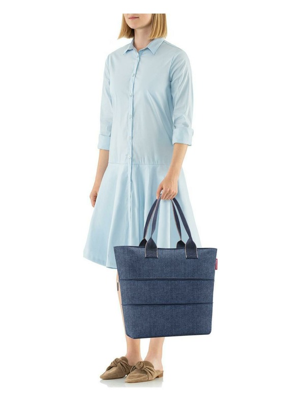 Reisenthel Reisenthel Shopper E1 Herringbone Dark Blue