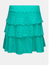 Sam 73 Tyrkysová dievčenská sukňa so vzorom SAM 73