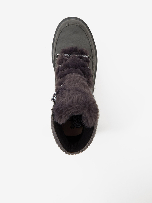 Sam 73 Tmavosivé dámske členkové zimné topánky SAM 73 Tigrao