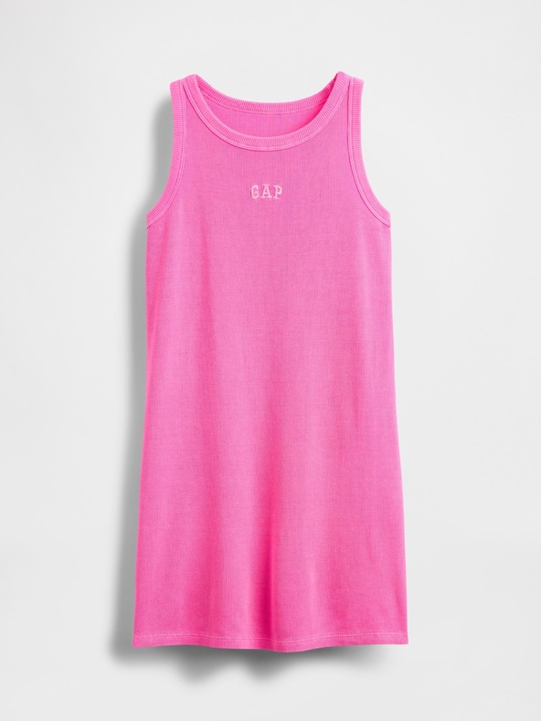 GAP Detské rebrované šaty GAP