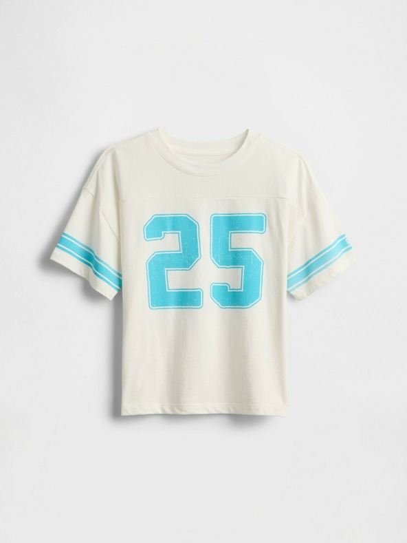 GAP Detské oversize tričko Varsity GAP