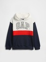 GAP Detská mikina s logom a fleece GAP