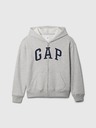 GAP Detská mikina s logom a fleece GAP