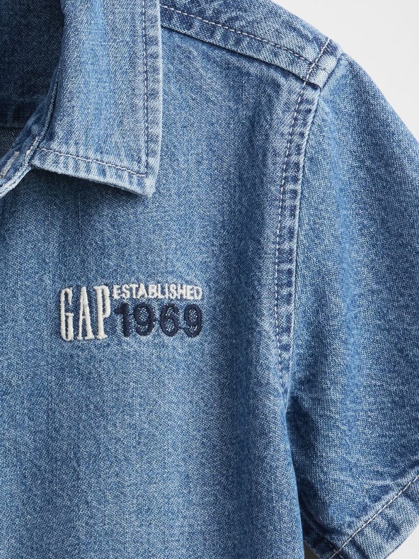 GAP Baby chambray košeľa Americana GAP
