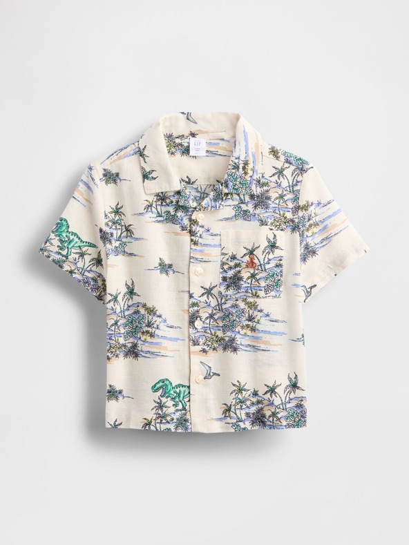 GAP Baby ľanová košeľa GAP