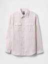 GAP Ľanová košeľa Classic Shirt GAP