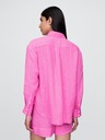 GAP Ľanová oversize košeľa Big Shirt GAP