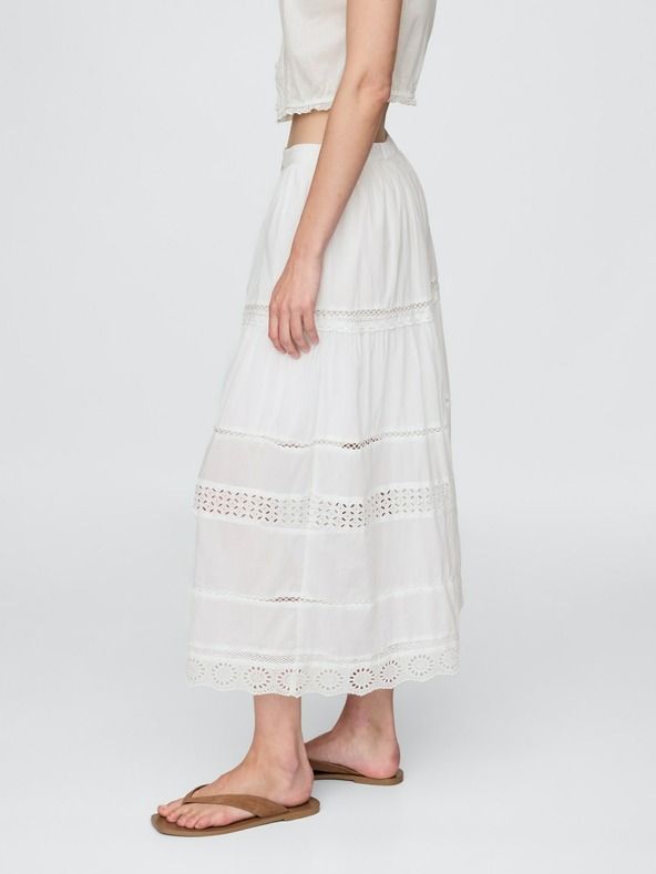 GAP Maxi sukňa s čipkou GAP