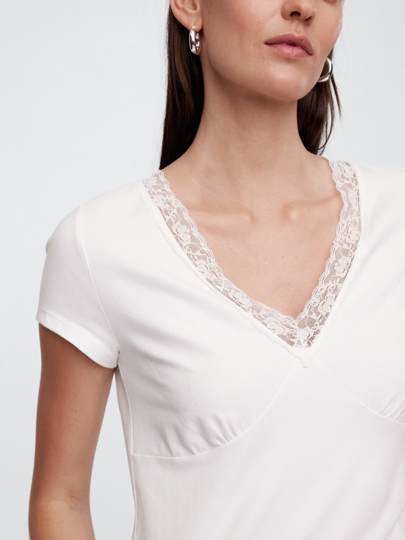 GAP Tričko s čipkou GAP