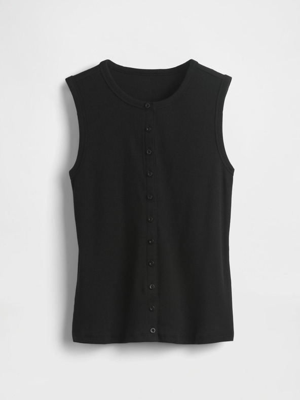 GAP Rebrovaná kardigánová vesta GAP