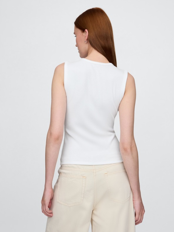 GAP Rebrovaná kardigánová vesta GAP