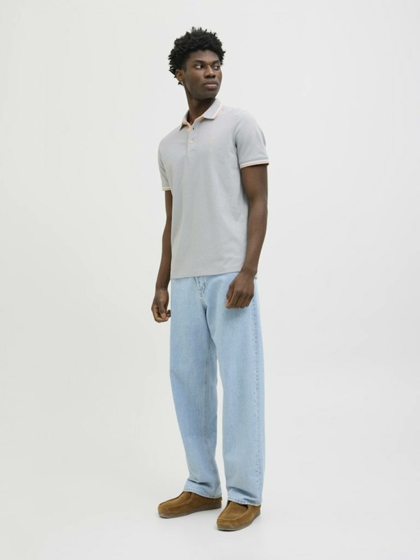 Jack & Jones Svetlo zelené pánske polo tričko Jack & Jones