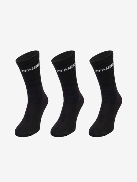 O'Neill Sada troch párov ponožiek v čiernej farbe O'Neill Sportsocks 3P