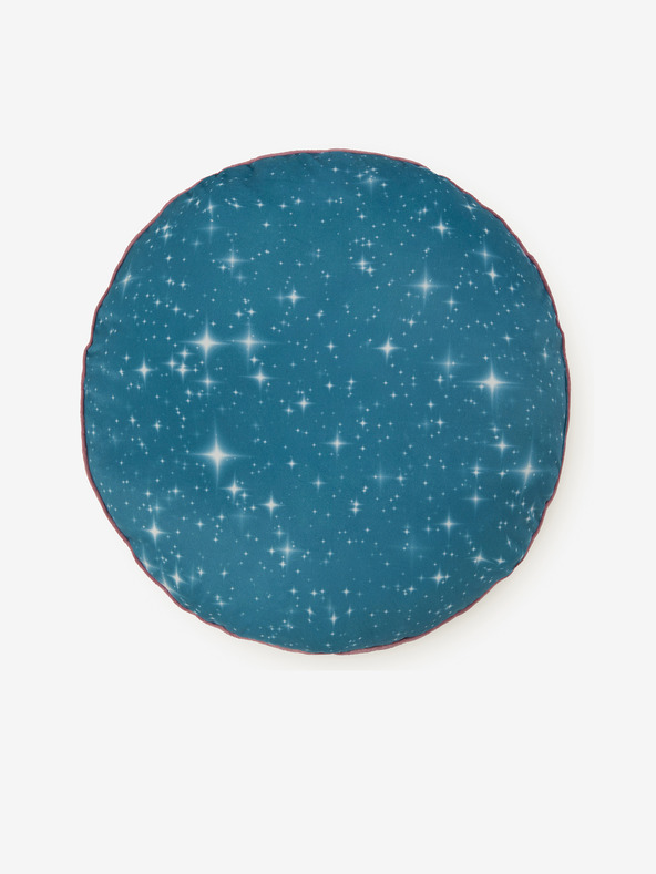 HIP Priemer 55 cm - Modrý obojstranný vankúš s motívom HIP Kolya