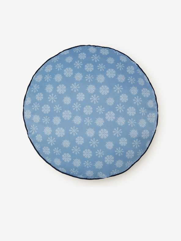 HIP Priemer 55 cm - Modrý obojstranný vankúš s motívom HIP Phalini