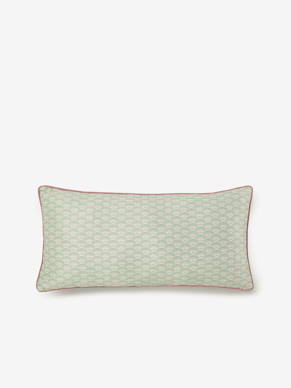 HIP 30 x 60 cm - zelený a ružový obojstranný vankúš HIP Romini