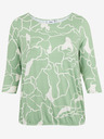 Fransa Bielo-zelená dámska vzorovaná blúzka Fransa