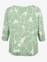 Fransa Bielo-zelená dámska vzorovaná blúzka Fransa