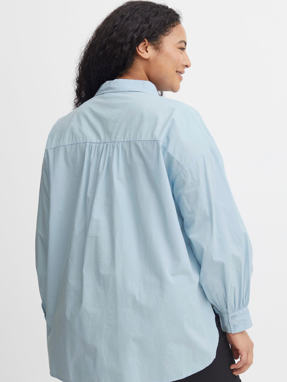 Fransa Light Blue Women's Shirt Fransa