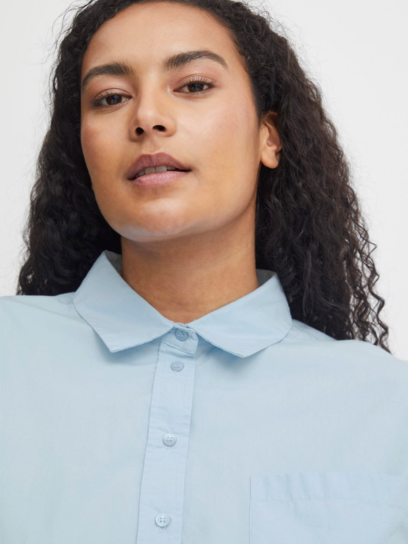 Fransa Light Blue Women's Shirt Fransa