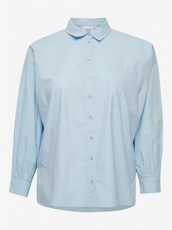 Fransa Light Blue Women's Shirt Fransa