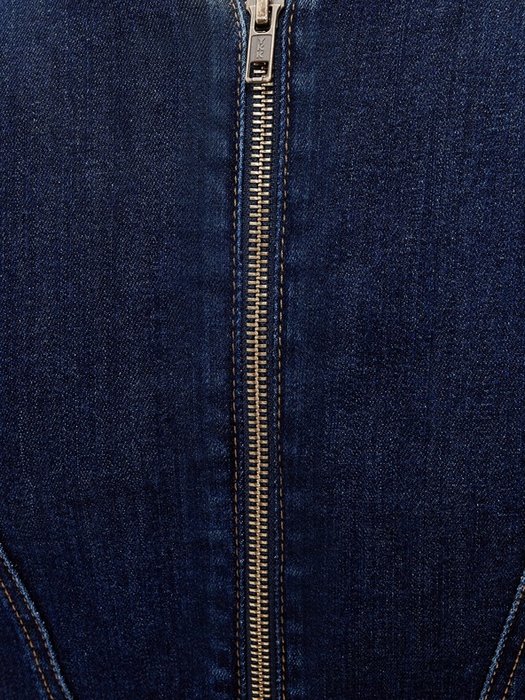 GAP Džínsové midi šaty GapStudio by Zac Posen GAP