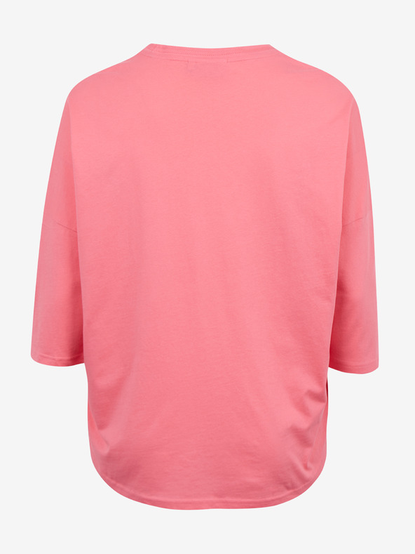 Fransa Ružové dámske basic tričko Fransa