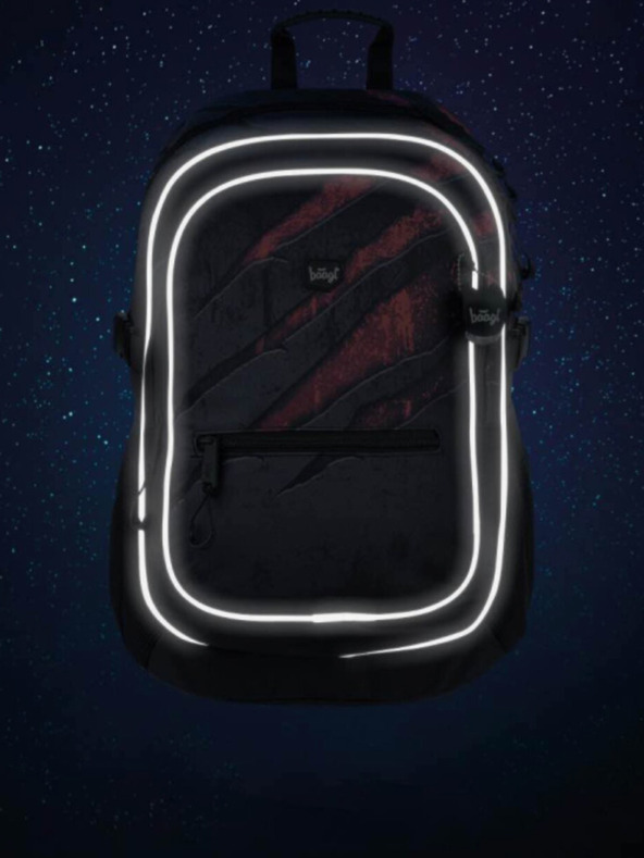 BAAGL  Sivá 3 set core lava: batoh, penál, taška Baagl