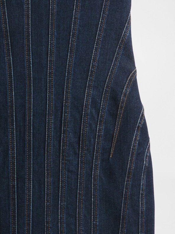 GAP Džínsové midi šaty GapStudio by Zac Posen GAP