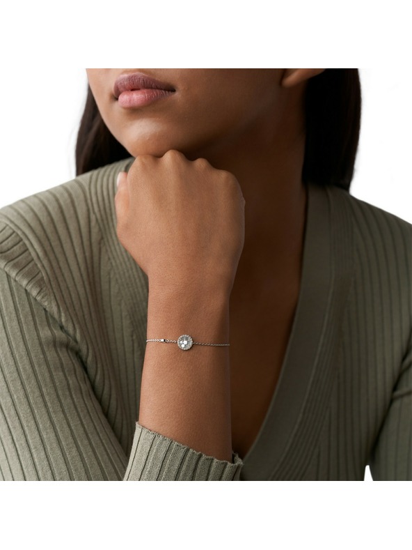 Fossil Dámsky strieborný náramok Fossil JFS00519040