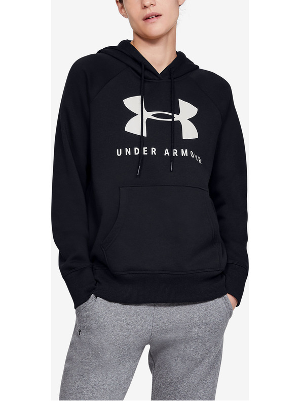 Under Armour Dámska mikina Under Armour RIVAL FLEECE SPORTSTYLE GRAPHIC HOODIE-B