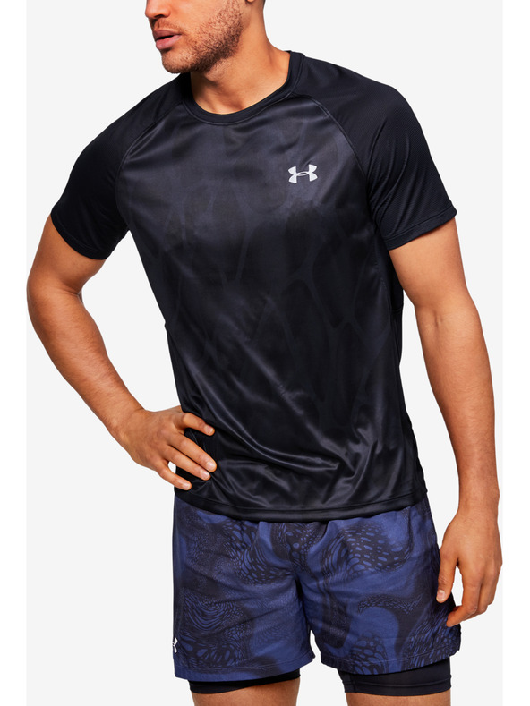Under Armour Pánske tričko Under Armour M Qlifier Iso-Chill Printed Short S