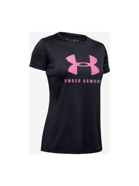 Under Armour Dievčenské tričko Under Armour Tech Solid Graphic Big Logo Ss T-